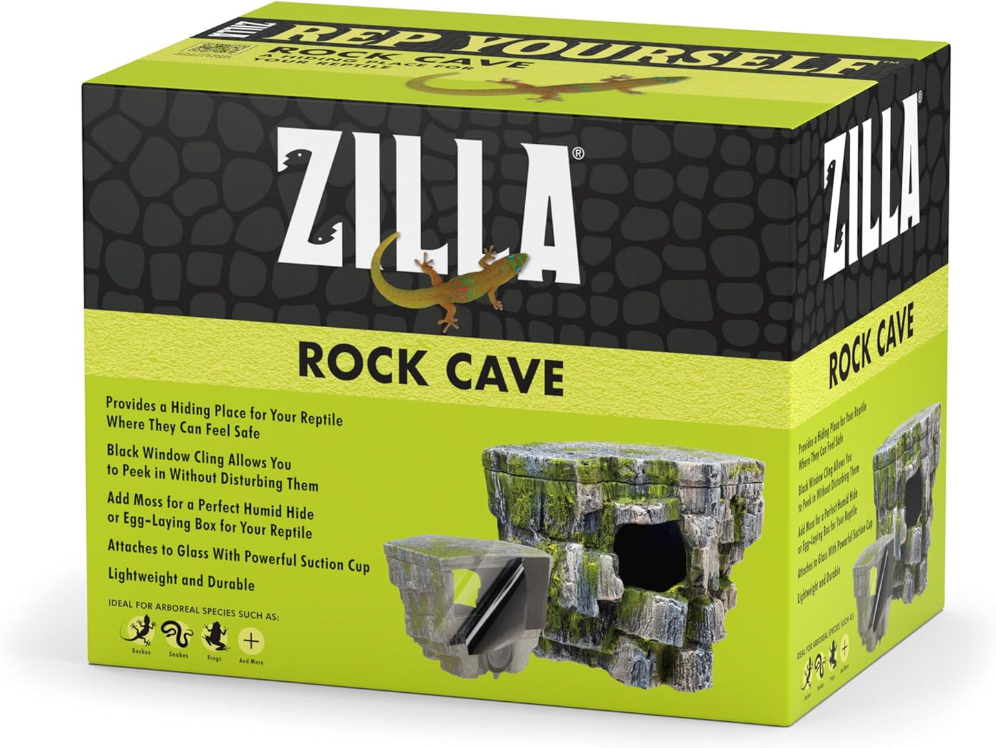 Vertical Décor Rock Cave 8.75 X 5.875 X 7.25",Grey