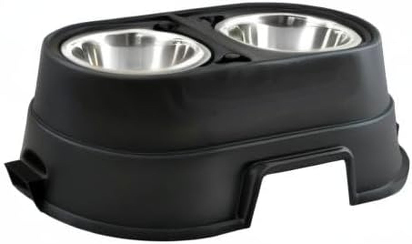 Ourpets Comfort Diner Elevated Dog Food Dish (Raised Dog Bowls Available in 4", 8" and 12" Inches for Large Dogs; Medium and Small Dogs); 8-Inch