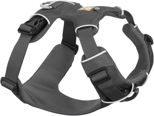 , Front Range Dog Harness, Reflective and Padded Harness for Training and Everyday, Twilight Gray, Xx-Small