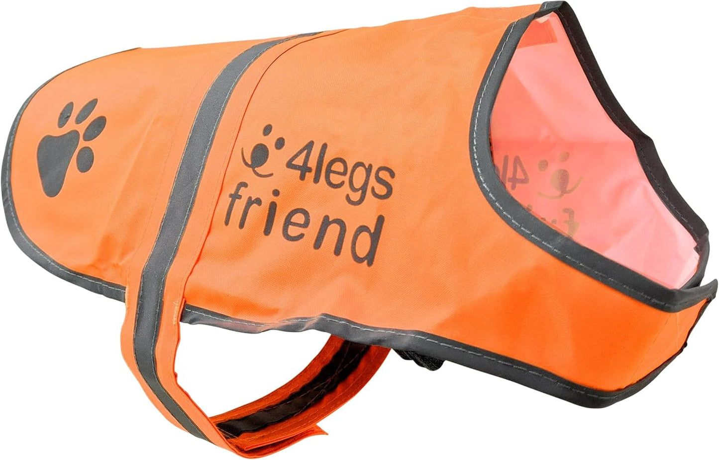 Reflective Dog Vest. Hi-Visibility, Blaze Orange Oxford 300D Waterproof Dog Vest Helps Protect Your Best Friend. Safeguard Your PUP from Motorists & Hunting Accidents, on or off Leash