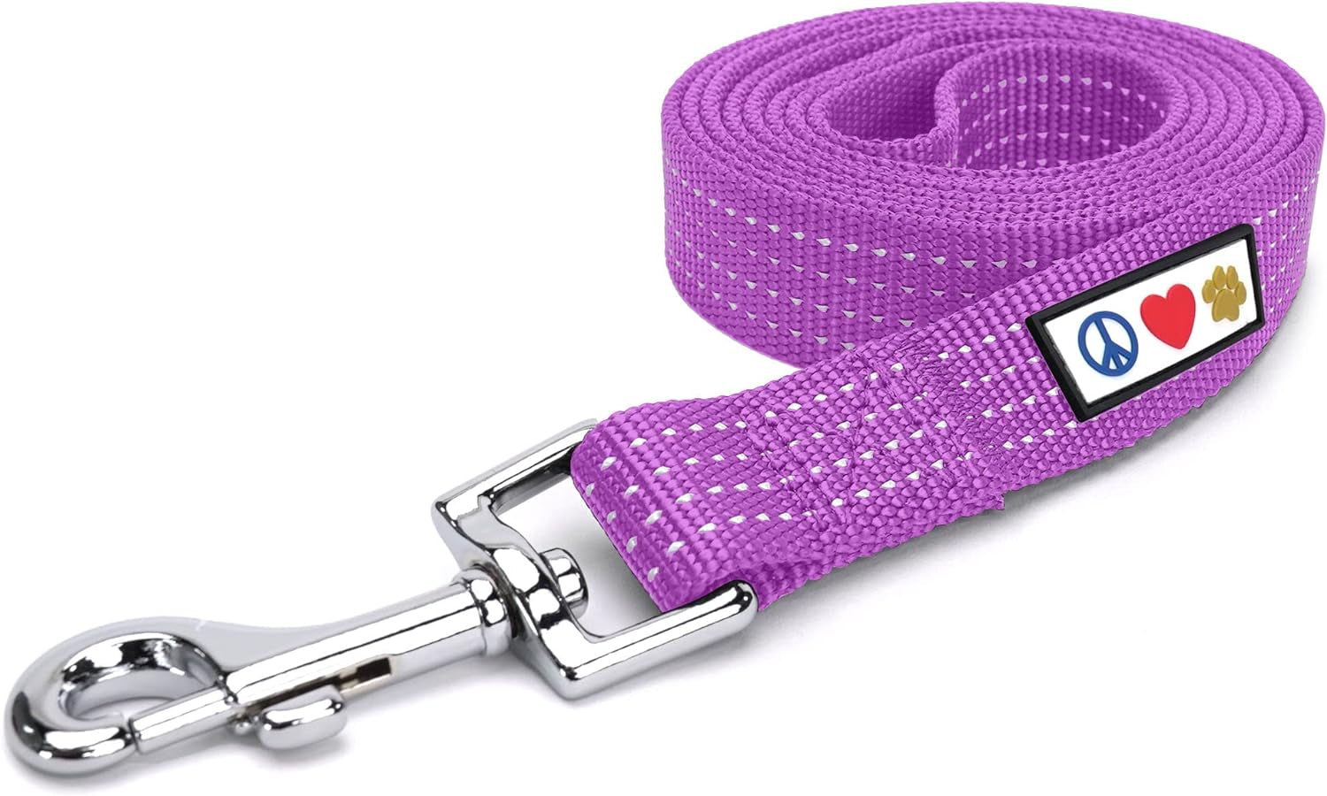 6 FT Pet Puppy Leash Reflective Dog Leash Comfortable Handle Highly Reflective Threads Heavy Duty Dog Training Leash Available as a 6 Ft Small Dog Orchid Leash