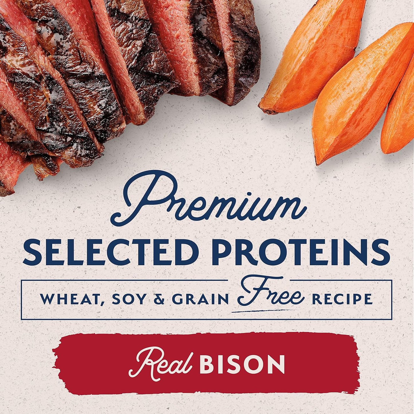 Limited Ingredient Adult Grain-Free Dry Dog Food, Reserve Sweet Potato & Bison Recipe, 12 Pound (Pack of 1)