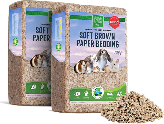 Natural Paper Bedding, Jumbo 178L, 2-Pack