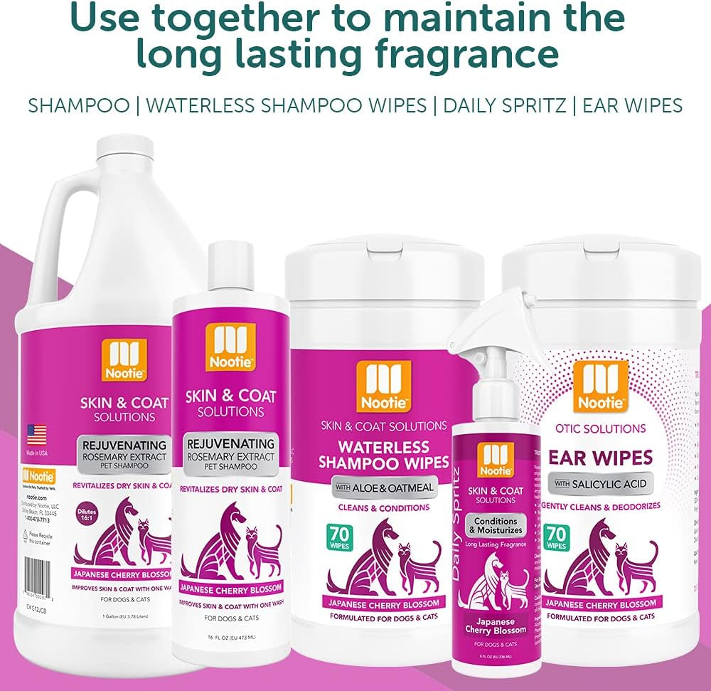 - Pet Shampoo for Sensitive Skin - Revitalizes Dry Skin & Coat - Natural Ingredients - Gentle Dog Shampoo - Cleans & Conditions