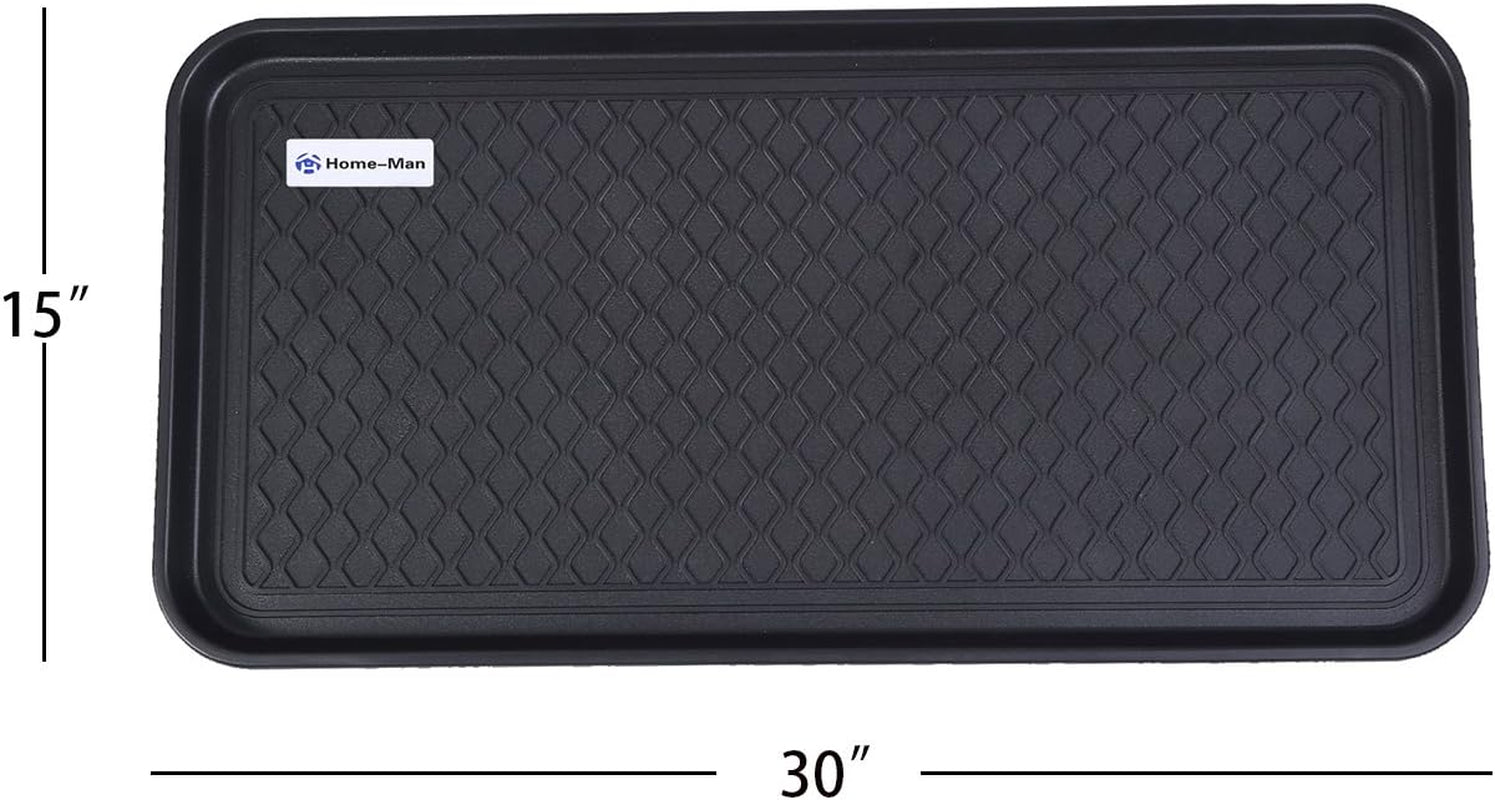 Multi-Purpose Boot Tray Mat,Shoe Tray Mat,Dog Feeding Tray,Waterproof Trays for Indoor and Outdoor Floor Protection,30" X 15"/2 Pack