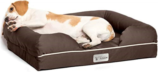 Ultimate Dog Bed, Orthopedic Memory Foam, Multiple Sizes and Colors, Medium Firmness Pillow, Waterproof Liner, YKK Zippers, Breathable 35% Cotton Cover