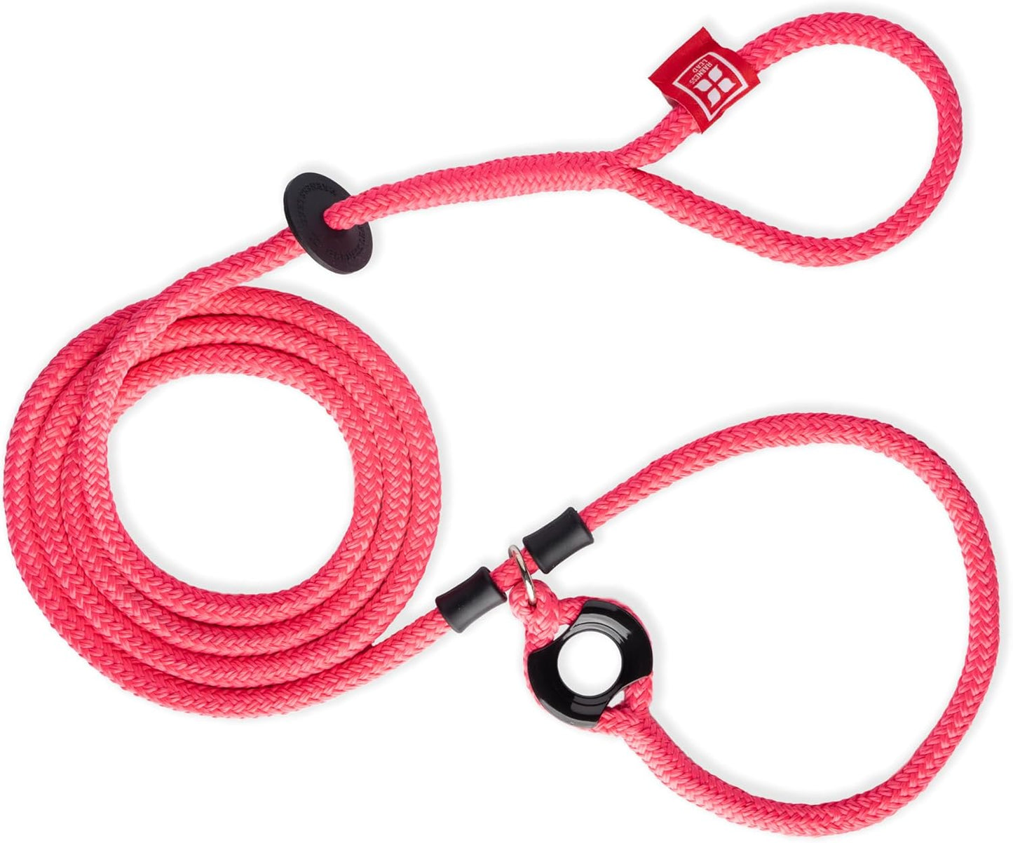 No Pull Dog Harness and Leash Set, anti Pull Dog Harness for All Breeds and Sizes, One-Piece Cushioned Rope Design Safely Prevents Escaping and Pulling (Medium/Large, Pink)