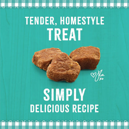 Natural, Grain Free Soft Dog Treats, Chicken & Sweet Taters Recipe Bites - 16 Oz. Pouch