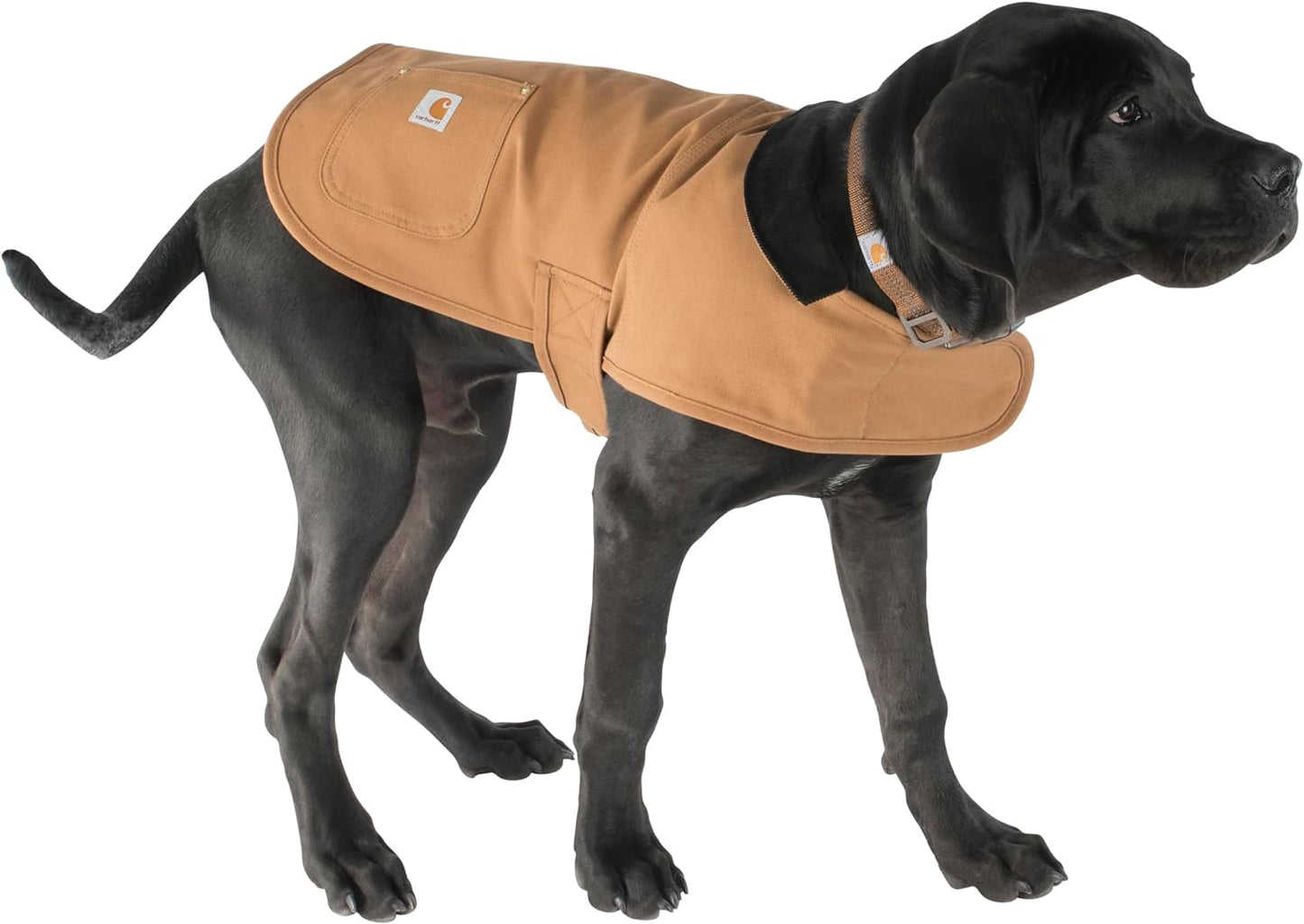 Firm Duck Insulated Dog Chore Coat Brown/Brass